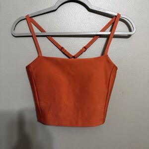 prAna Sculpt Adjustable Bra terracotta color size medium